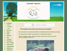 Tablet Screenshot of luisenhof-spessart.de